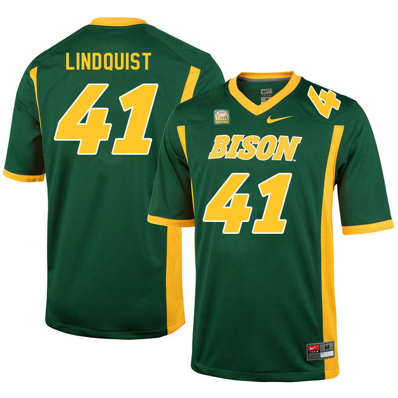 Men #41 Cody Lindquist North Dakota State Bison College Football Jerseys Sale-Green